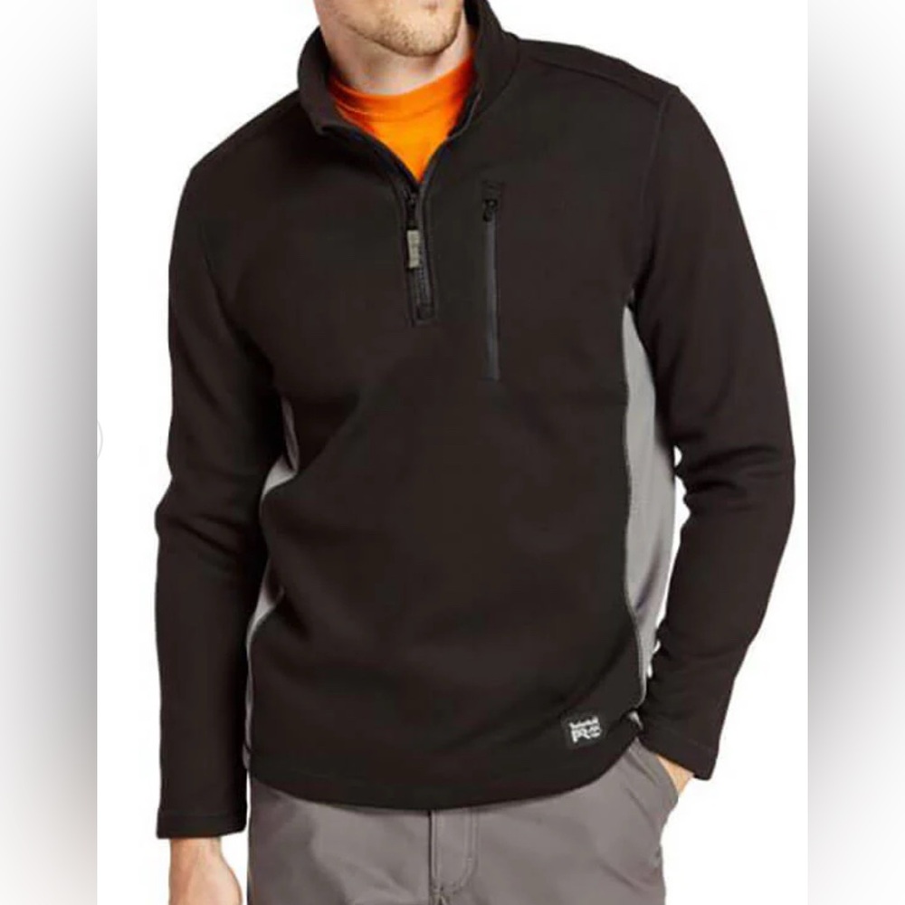 TIMBERLAND MEN'S PRO STUDWALL QUARTER-ZIP FLEECE PULLOVER - Size xxl